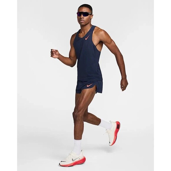 Nike AeroSwift ADV 2" Brief-Lined Racing Shorts Navy Blue FN3349-451 Men XXL NEW - Picture 3 of 9